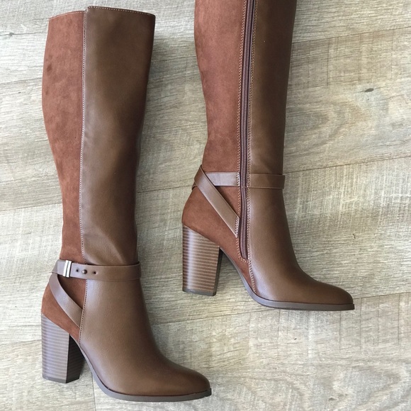 New Color! Delicious Earth Dressy Heeled Tan BOOT - Picture 7 of 8